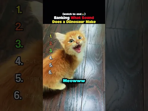 ranking what sound does a dinosaur make