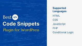 Ultimate Code Snippets Tool for WordPress WP Code Lite