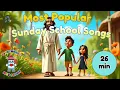 Download Lagu 26 Minutes of Sunday School Songs for Kids | Top 10 Bible Songs | Worship for Ages 3–8
