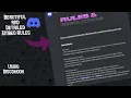 Beautiful Discord Rules 2022 Step by Step Template Included