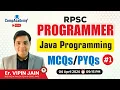 Java MCQS PYQS 1 RPSC PROGRAMMER JAVA CLASSES RPSC PROGRAMMER VACANCY IN RAJASTHAN CompAcademy