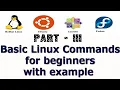 Linux Commands for Beginners with Examples Part III