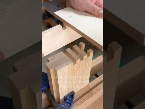 Compact Box Joint Jig for a Router #shorts #woodworking #diy