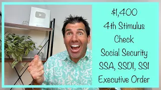 1 400 4th Stimulus Check - Social Security SSDI SSI With Executive Order