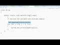 Types of Arrays in java One Dimensional Array