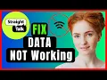 Straight Talk DATA Not Working PROBLEM SOLVED iPhone Android Step-by-Step Guide