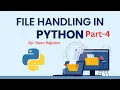 File Handling in Python Part 4