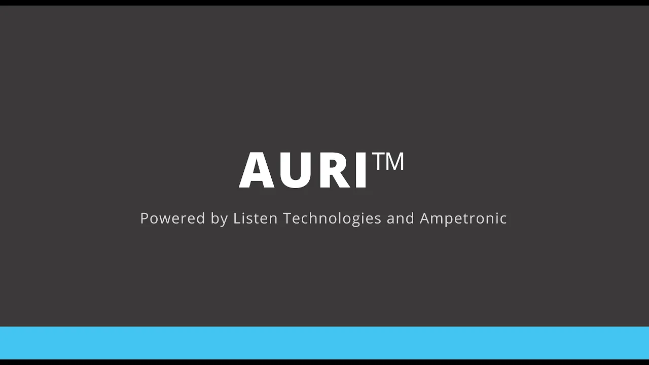 AURI™ First Auracast™broadcast audio-based solution for assistive listening AURI™ First Auracast™broadcast audio-based solution for assistive listening