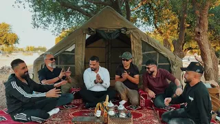 ترند شيخ العشيره عمي محمد الشيخ ويحيى الدميري     في غابات برقش الاردنيه  شيخ العشيره عمي دندنها