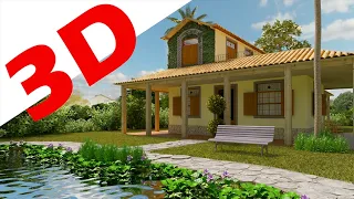RECRIAÇÃO 3D DA CASA DO SÍTIO DO PICAPAU AMARELO - Temporada 2001