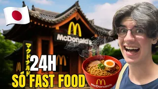 24 HORAS COMENDO FAST FOOD no JAPÃO🍜🍟