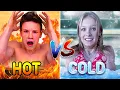 Lagu Hot VS Cold Water and Ice Challenge!