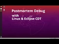 coredump debugging on Linux with eclipse CDT