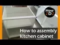 How to assembly kitchen base cabinet Flat pack from B Q