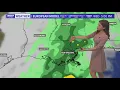 Warming up ahead of rain and a cold front Wednesday