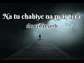 Download Lagu Na tu chahiye na pyar tera slowed reverb full song