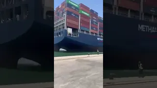مرفأ طرابلس يستقبل السفينة الضخمة الصديقة للبيئة CMA CGM IRON بطول 336 متر ا وعرض 42 متر ا Ntlb  مرفأ طرابلس يستقبل السفينة الضخمة الصديقة للبيئة CMA CGM IRON بطول 336 متر ا وعرض 42 متر ا Ntlb