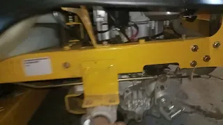 Why the drive belt keeps on falling off Hustler Raptor zero turn riding lawn mower year 2017