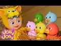 Lagu Baby and Five Little Colorful Ducks + More | Jolly Jolly - Kids Songs