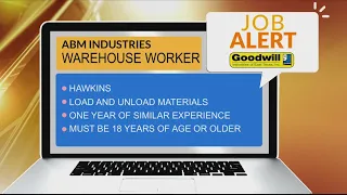 JOB ALERT ABM Industries in Hawkins needs a Warehouse Worker