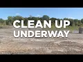 Work is moving to clean up the old McGuffey Mall site