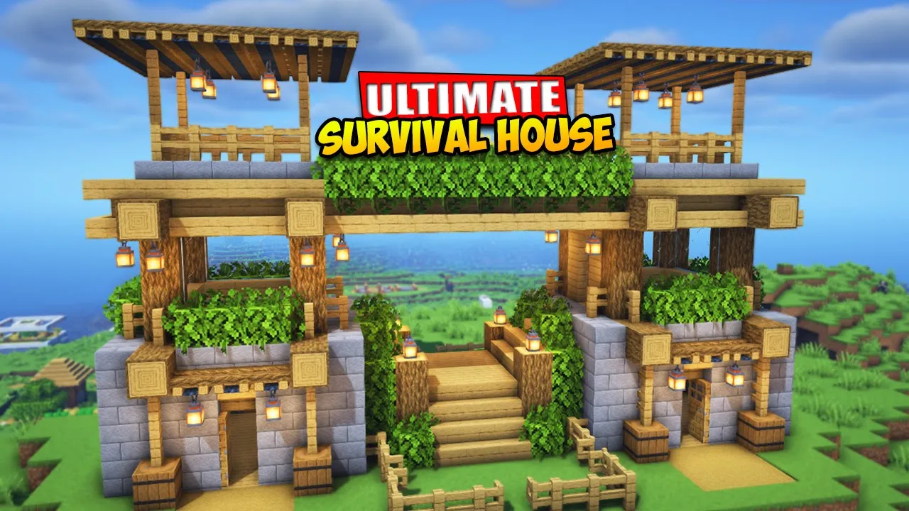 Minecraft Ultimate Survival House Tutorial ????