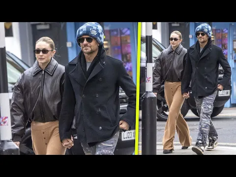 Download MP3 Bradley Cooper and Gigi Hadid HOLD HANDS in London