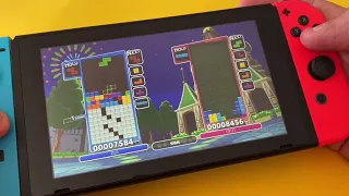 Puyo Puyo Tetris - Nintendo Switch Handheld Gameplay