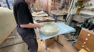 5 Dec 2022  Also the hatches gets reenforced in preparation for the textile fitting. + German bonus.