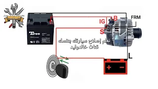 سهل طريقة توصيل سلاك جميع انواع دينمو السيارة بصوره صحيحه وحترافيه 