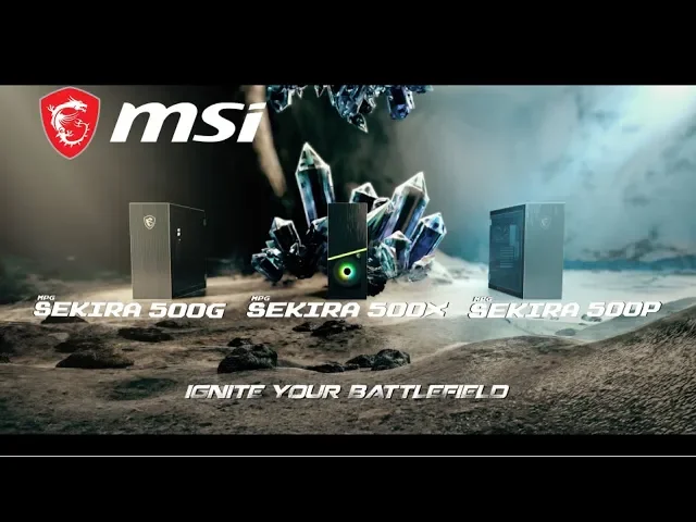 MPG SEKIRA 500 - The Most Innovative, Sophisticated and Customizable Gaming Chassis | MSI