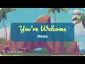 Moana - You re Welcome for Desktop