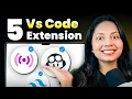 5 Must-Have VS Code Extensions for Web Developers in 2025