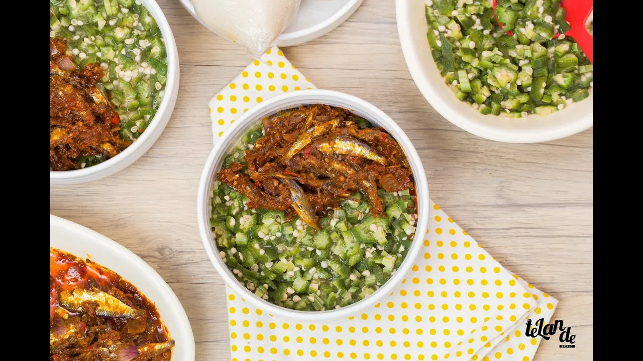 Spicy Abobi Stew With Okra Soup