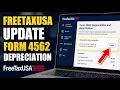 How to update Form 4562 for depreciation in FreeTaxUSA - Beginner Guide