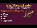 Print Fibonacci Series In Java Java Interview Questions and Answers