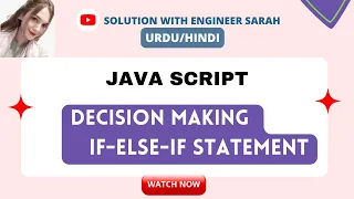 Decision making in JavaScript IF-Else-IF Statement Tutorial for beginners