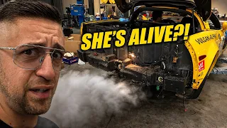First Start of My C6 Corvette Z06 Build!