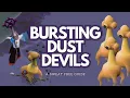 Learn how to Burst or Barrage Dust Devils in 1 minute OSRS Sweat Free