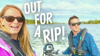 *FIRST RIDE* on the DING😳| Out for a RIP Are Ya, Bud? | Hallberg Rassy 352 | Sailing Joco EP97