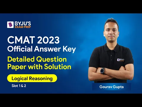 Download MP3 CMAT 2023 Answer Key Logical Reasoning | Detailed CMAT Slot 1 \u0026 Slot 2 Question Paper with Solution