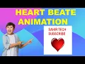 Heart beat animation with HTML CSS HTML CSS animation learn CSS