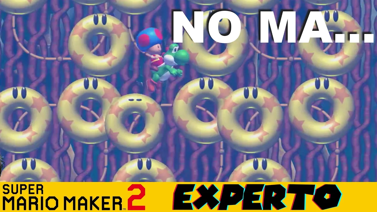 Nah, que niveles tan feos 🤢🤢🤢🤮🤮 | Experto sin skips | SMM2 en español