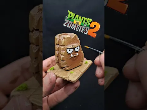 NUEZ PRIMITIVA PvZ 2 DIORAMA TUTORIAL #pvz #toys #dinosaur #videogames #art #craft #diy #shorts