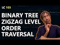 Binary Tree Zigzag Level Order Traversal LeetCode 103