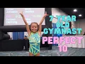 7 YEAR OLD GYMNAST SCORES A PERFECT 10 Rachel Marie