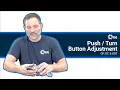 Push Turn Button Adjustment for PDQ s GP GT and XGT Cylindrical Locks