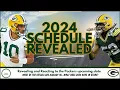Green Bay Packers 2024 Schedule Revealed Leaks have shown the schedule - what does it have in store
