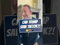 Download Lagu Can Trump Save TikTok? 📱 #tiktok #shorts
