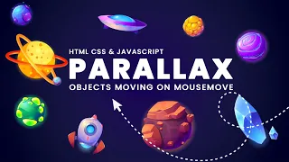 Awesome Parallax Mousemove Effect Moving Background Objects On Mousemove - HTML CSS Javascript